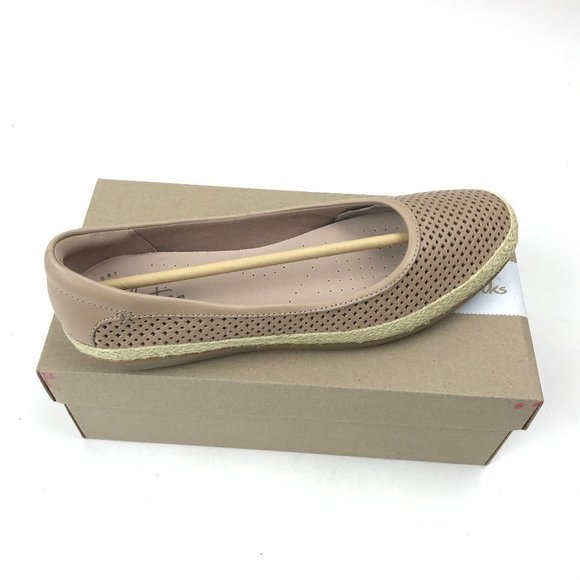 clarks leather espadrilles